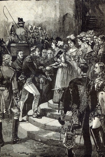 Reception of Louis Philippe at Windsor Castle by English School